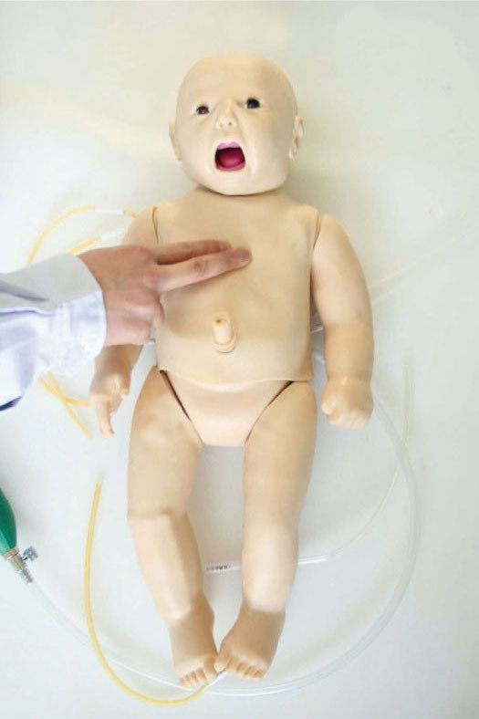 Mannequin pédiatrique de simulation de nouveau-né avec la gestion de voie aérienne pour la formation de qualifications de secours