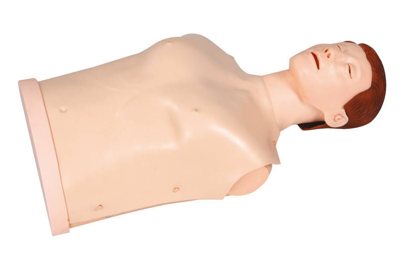 Type simple mannequins de premiers secours avec des bouts de signal sonore, demi - simulacres de formation de CPR de corps