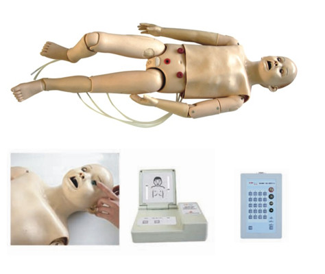 Mannequin pédiatrique multifonctionnel de simulation avec la canule de trachée pour la formation d'hôpitaux