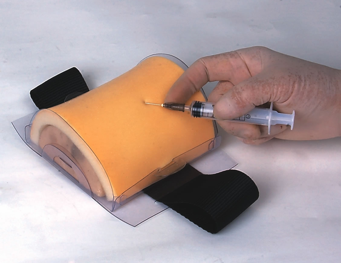 Kits de pratique en matière d'injection intramusculaire de PVC, mannequin soignant pour les universités médicales