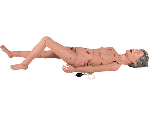 Mannequin s'exerçant gériatrique d'OEM corps femelle de PVC de plein