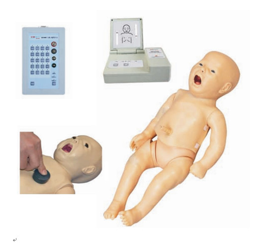 Mannequin infantile de pleins soins fonctionnels avec le moniteur de CPR pour la formation de Facultés de Médecine