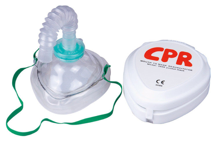Formation de délivrance de secours de CPR d'équipement de premiers secours de masque respiratoire de silicone de silicagel