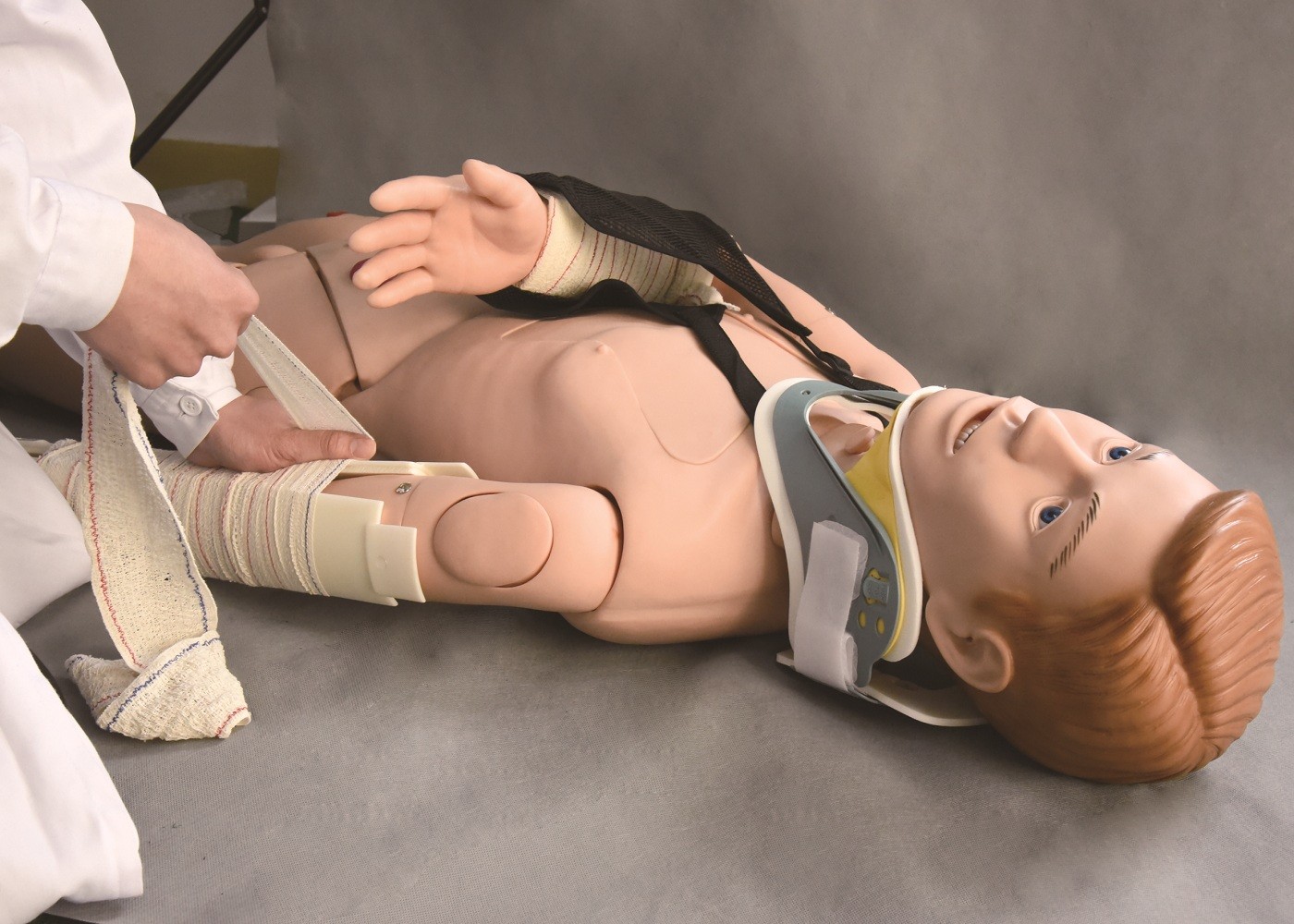 Mannequins externes de premiers secours de formation de fixation de norme avec la fracture de membre