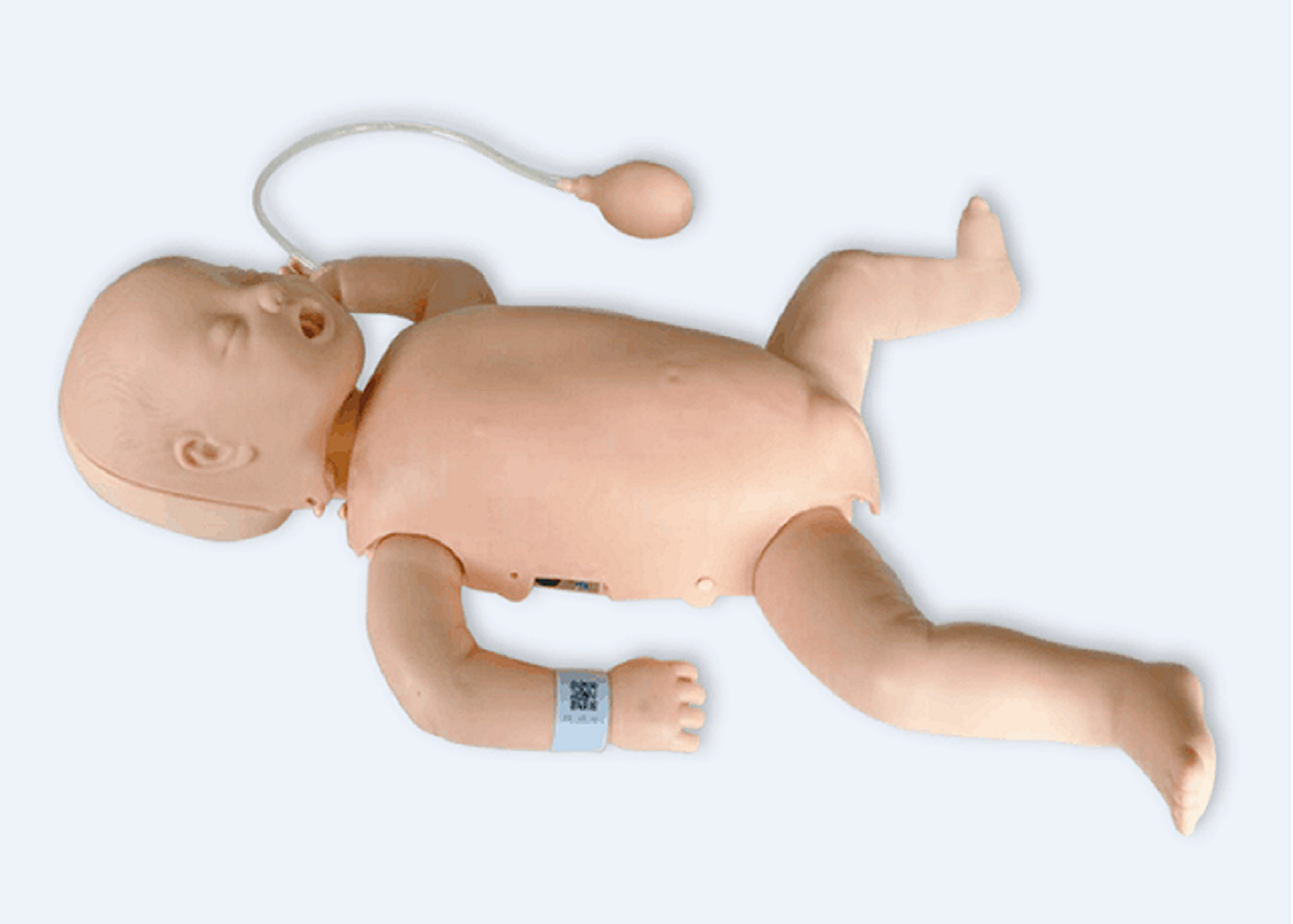 Mannequins de CPR de nourrisson de formation d'école petits avec des Smartphones